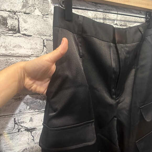 EUC Noli Yoga  Wide Leg High Rise Cargo Pants Women's Size 6 - Picture 4 of 9